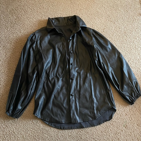COPY - New Faux Leather Jacket (Identical to the Zara one) Size : S - Picture 1 of 3